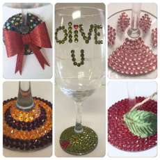 Stem Glass Bling Glasses