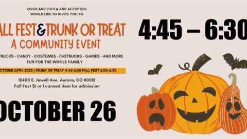 Overland High School's Fall Fest & Trunk Or Treat