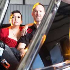 Pea Pickin' Hearts, in 1967 Black Cadillac Convertible