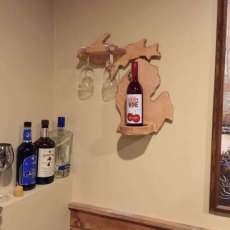 Michigan Wine Rack