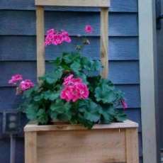 Cedar Michigan Garden Planter