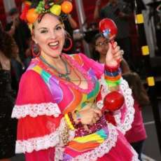 Carmen Miranda at Latin Festival, Walnut Creek, CA