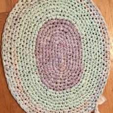 Hand Crocheted Rag Rugs