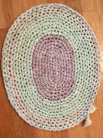 Hand Crocheted Rag Rugs