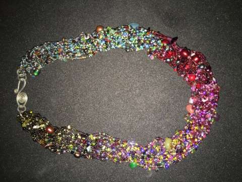 Color Immersion Beaded Necklace