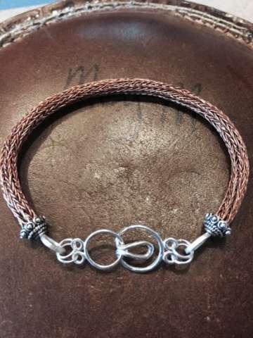 Viking Weave Knit Bracelet