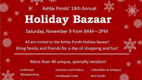 Ashby Ponds Holiday Bazaar