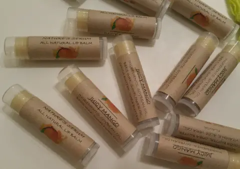 Juicy Mango Infused All Natural Lip Balm $3.00