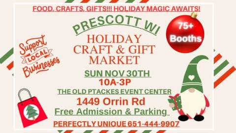 Prescott Wi Holiday Craft & Gift Market