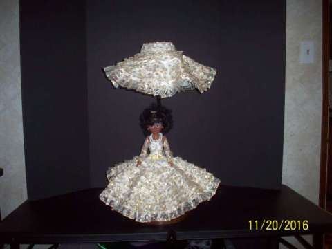 Southern Belle Doll Lamp