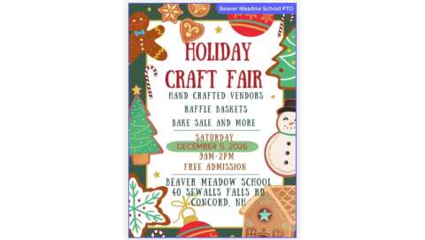 Beaver Meadow School Holiday Craft Fair