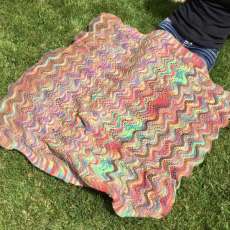 Cloudy Kind of Summer Day Alpaca Blanket