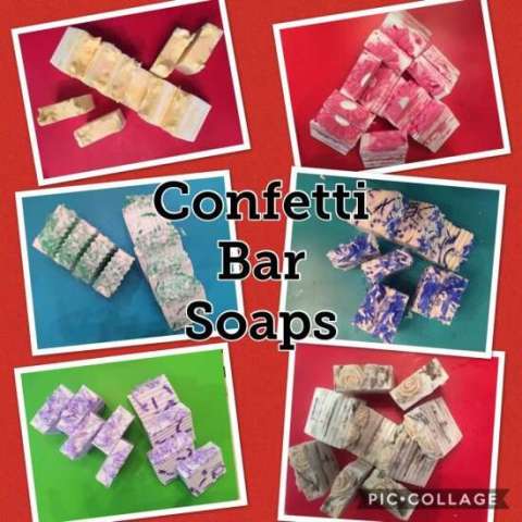 Confetti Soap Bars