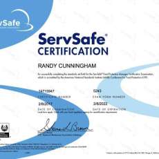 Servsafe Certification