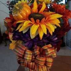 Autumn Center Piece Vase
