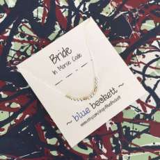 Morse Code 'Bride' Necklace