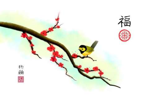 Hooded Warbler Feng Sui Prosperity