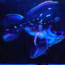 Indoor Stage Bubble Show