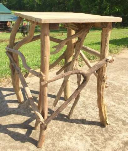 Crazy Leg Driftwood Table