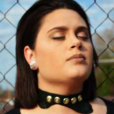 Black Leather Choker
