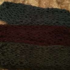Knitted Infinity Scarfs
