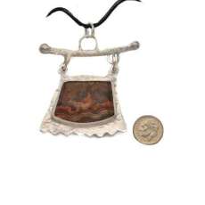 Banded Agate in Sterling Silver