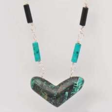 Chrysocola Heart Necklace