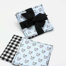 French Bulldog Fabric Insulated Coasters