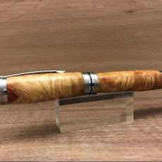 Box Elder Burl Stainless Steel Body