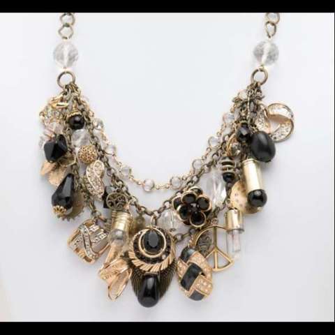 Black and Bronze Necklace