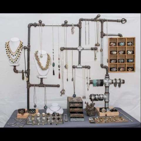 Junkyard Jewelry Display