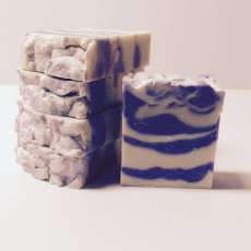 Lavender Swirl Soap