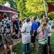 Serving at Highland Brewery Festival