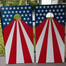 Stars and Stripes Cornhole Set
