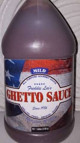 Freddie Lees' Ghetto Sauce Mild Gallon Jug