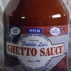 Freddie Lees' Ghetto Sauce Mild Quarts 34 Oz Jar