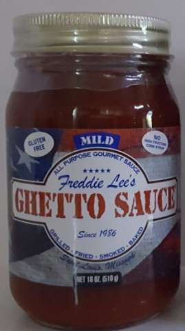 Freddie Lees' Ghetto Sauce Mild Pint 18oz Jar