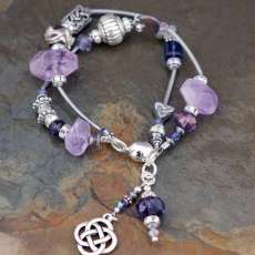 Cliodna - Goddess of the Sea Amethyst Bracelet