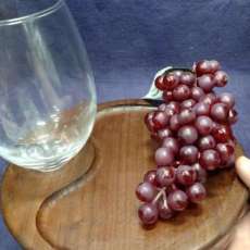 Wine Appetizer Plates W/ Holder