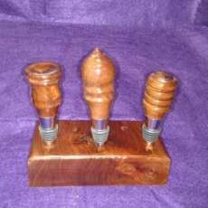 Walnut Wine Stoppers