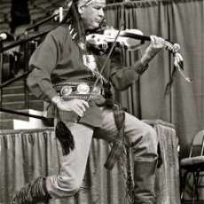 On stage at Canadian Aboriginal Festival