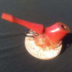 Pink Ivory and Stand