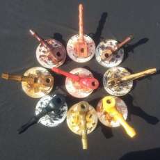 Exotic Wooden Pipes and Stands