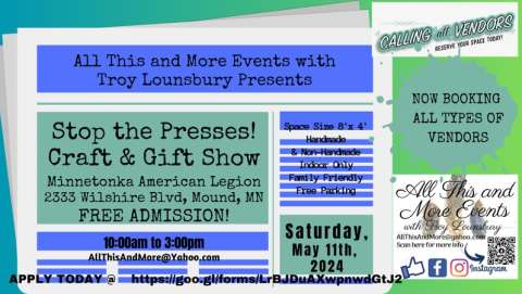 Stop the Presses! Craft & Gift Show