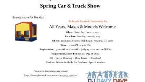 The 4th Brookside Spring Car & Truck Show