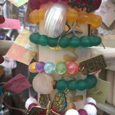 Sea Glass Beaded Bracelets