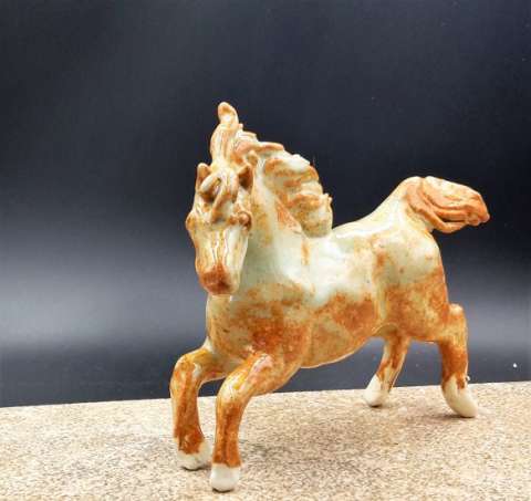 Hand Sculpted Porcelain Horse