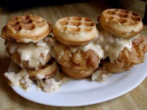 Chicken Waffle Sliders