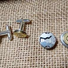 Bullet Cufflinks and Button Covers
