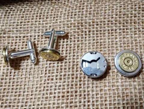 Bullet Cufflinks and Button Covers